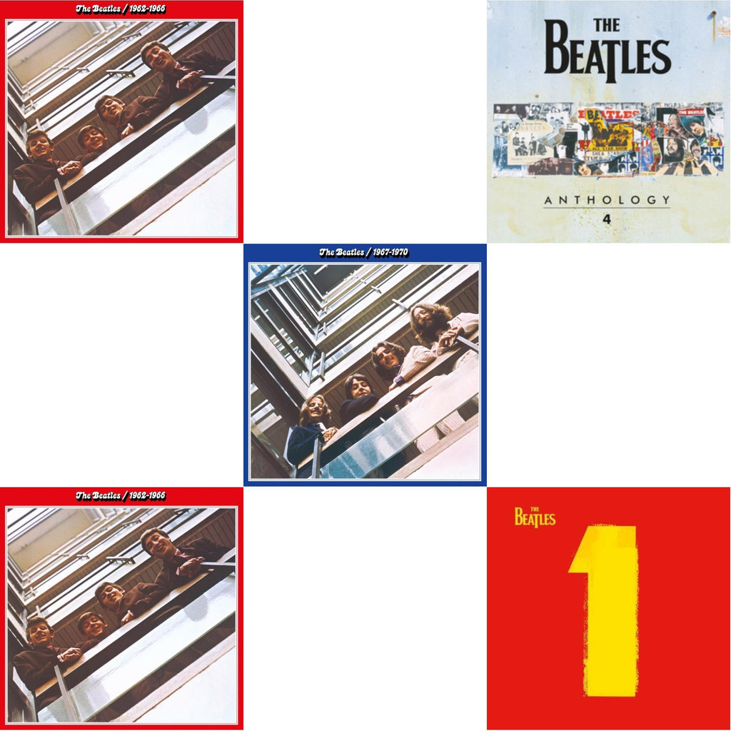 Beatles 1962-1966 (2023 Edition) (Half-Speed) (3LP) & Beatles 1962-1966 (2023) (Red Vinyl/3LP) (Half-Speed) & Beatles 1967-1970 (2023) (Blue Vinyl/3LP) (Half-Speed) & Anthology 4 (180G/3LP) & 1 (2015 Reissue)