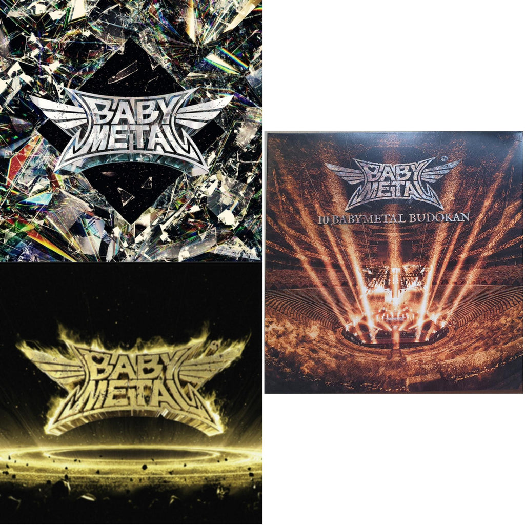 Metal Forth (X) & Metal Resistance (Gold & Black Splatter Vinyl/2LP) & 10 Babymetal Budokan (Crystal Clear Vinyl/2LP)