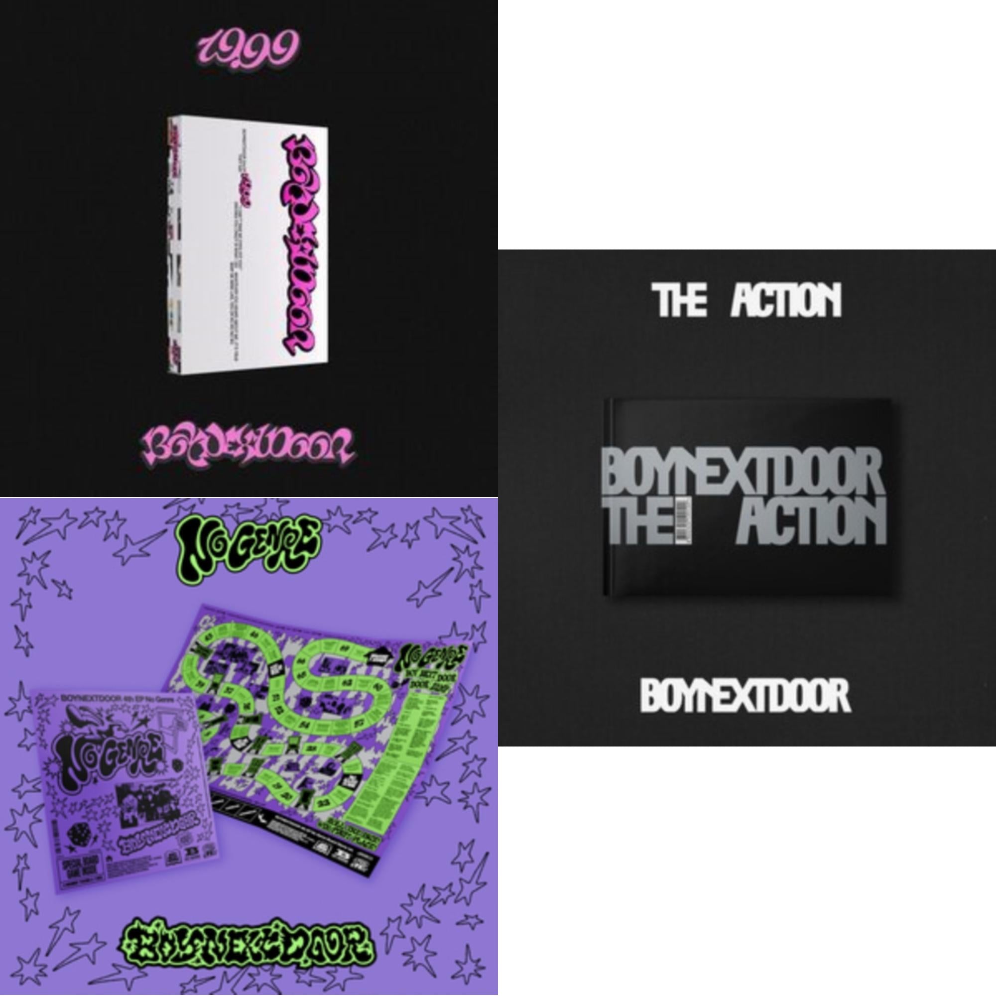 19.99 (Nice Ver.) & No Genre (Boynextdoor 4Th Ep) (Board Game Ver.) & Action Boynextdoor 5Th Ep (Pause Ver.)
