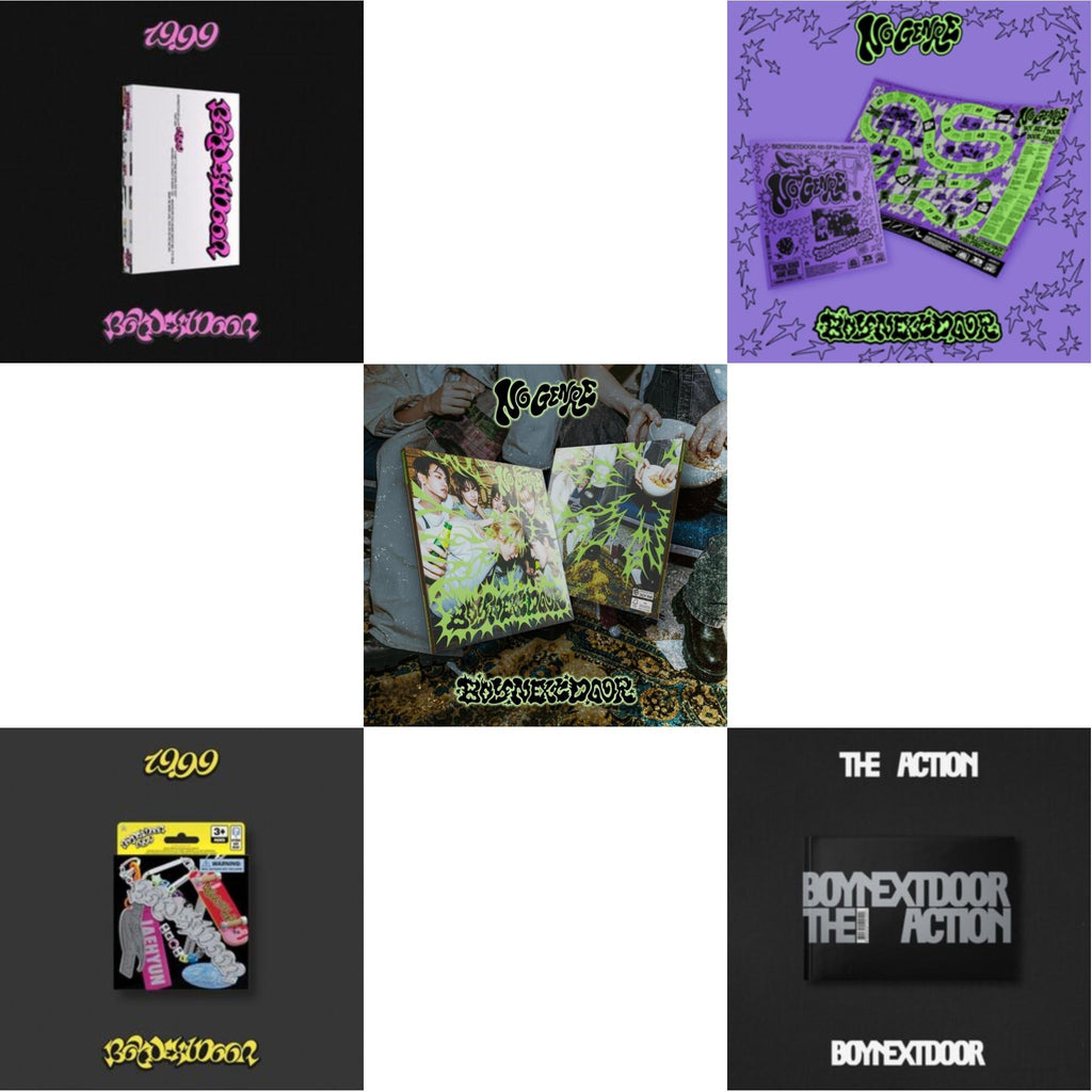 19.99 (Nice Ver.) & 19.99 (Clink Ver.) & No Genre (Boynextdoor 4Th Ep) (No Limit Ver.) & No Genre (Boynextdoor 4Th Ep) (Board Game Ver.) & Action Boynextdoor 5Th Ep (Pause Ver.)