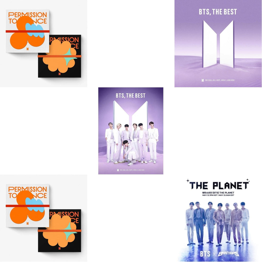 Permission To Dance On Stage - Live (Contact Ver.) & Permission To Dance On Stage - Live (Connect Ver.) & BTS: The Best – C Version - (2CD/Booklet) (Japanese Ver. Limited) & BTS: The Best (2CD/Booklet) (Japanese Ver.) & Planet (Bastions Ost)