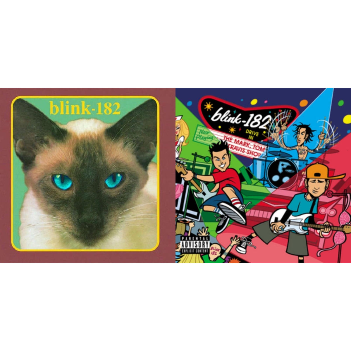 This is a 2 LP Vinyl SKU bundle.
1.This LP Vinyl is brand new.Format: LP VinylMusic Style: PunkThis item's title is: Cheshire CatArtist: Blink-182Label: MCA RECORDSBarcode: 602557005196Release Date: 10/7/2016
2.This LP Vinyl is brand new.