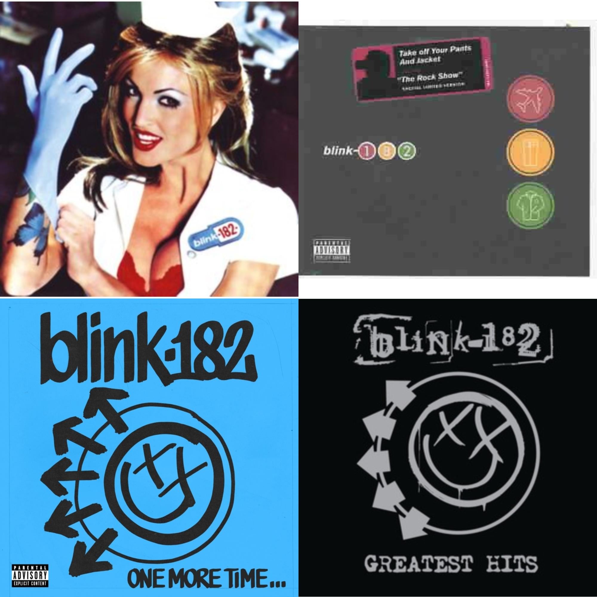 Enema Of The State (X) & Take Off Your Pants & Jacket & One More Time… (X) & Greatest Hits