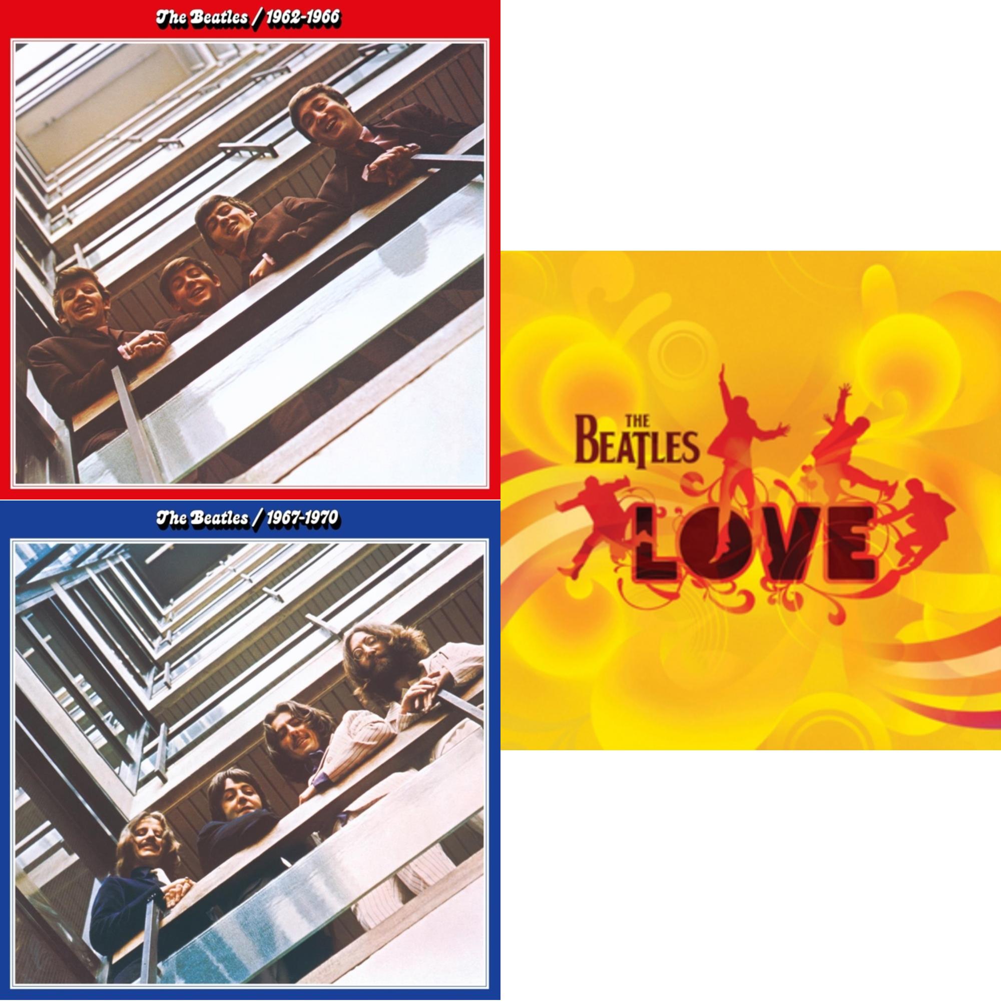 Beatles 1962-1966 (2023 Edition) (Half-Speed) (3LP) & Beatles 1967-1970 (2023) (Blue Vinyl/3LP) (Half-Speed) & Love