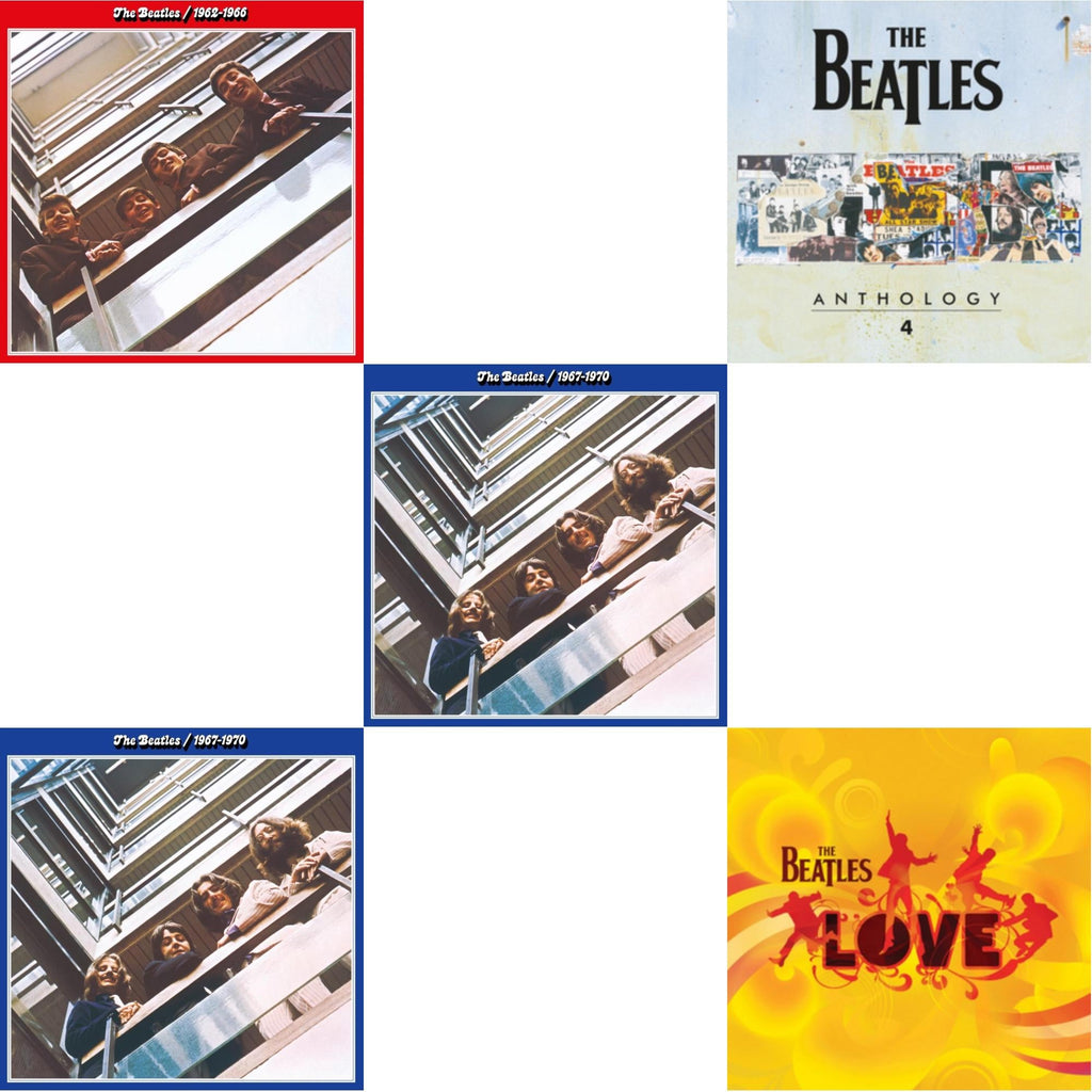 Beatles 1962-1966 (2023 Edition) (Half-Speed) (3LP) & Beatles 1967-1970 (2023 Edition) (Half-Speed) (3LP) & Beatles 1967-1970 (2023) (Blue Vinyl/3LP) (Half-Speed) & Anthology 4 (180G/3LP) & Love