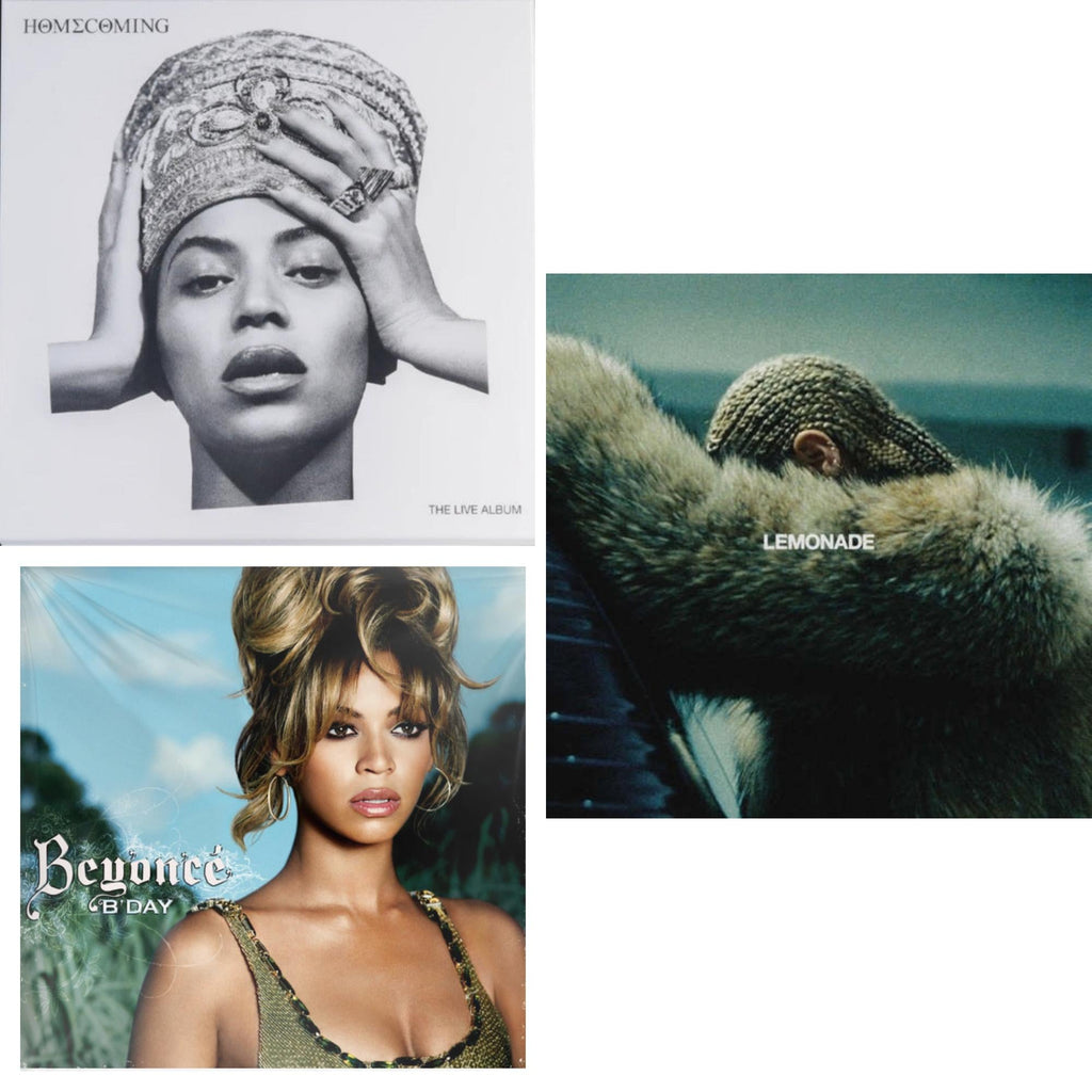 Homecoming: The Live Album (4LP/Slipcase Jacket/Booklet) & B'day (2LP/180G) & Lemonade (Limited 180G Yellow LP Vinyl/Dl Card Includes Audio & Video)