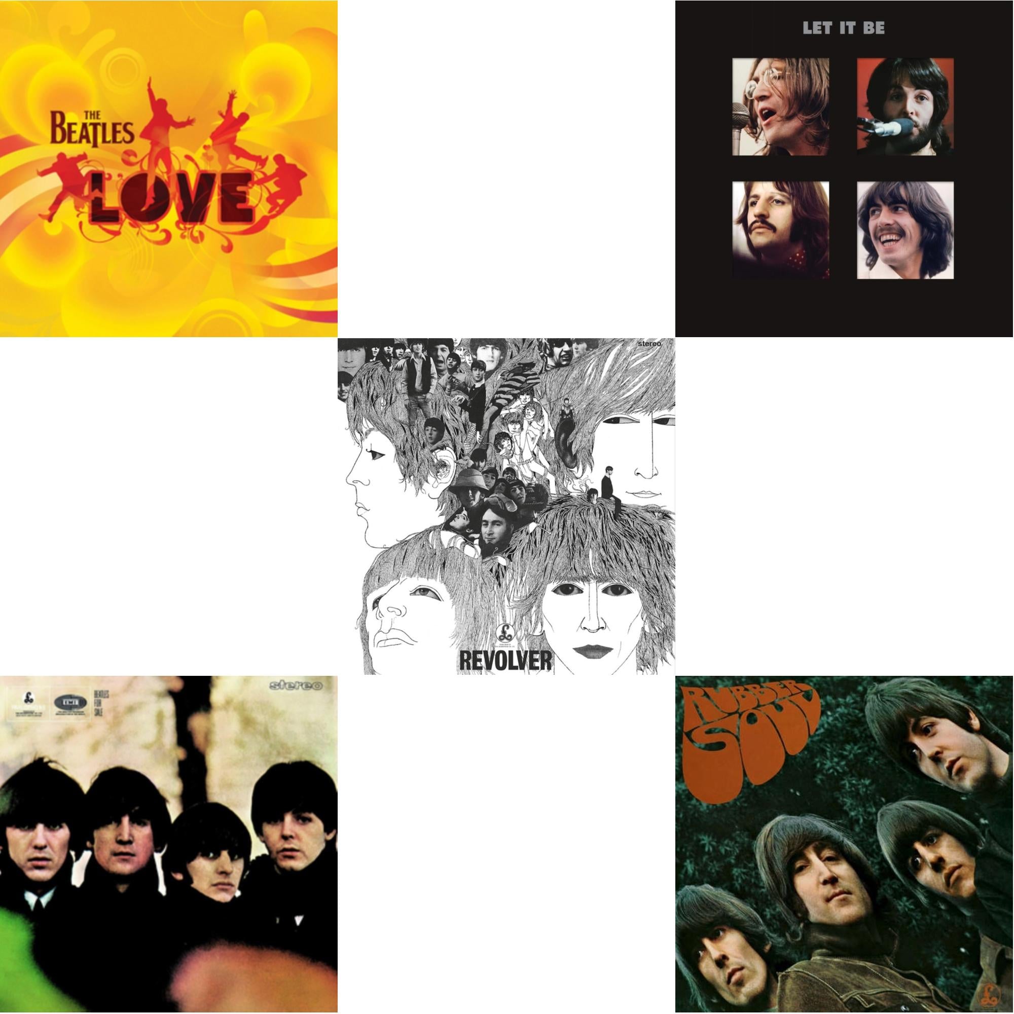 Beatles For Sale & Rubber Soul & Revolver Special Edition & Let It Be Special Edition (Super Deluxe/Slipbox/Book/4LP/12Inch Ep Box Set) & Love