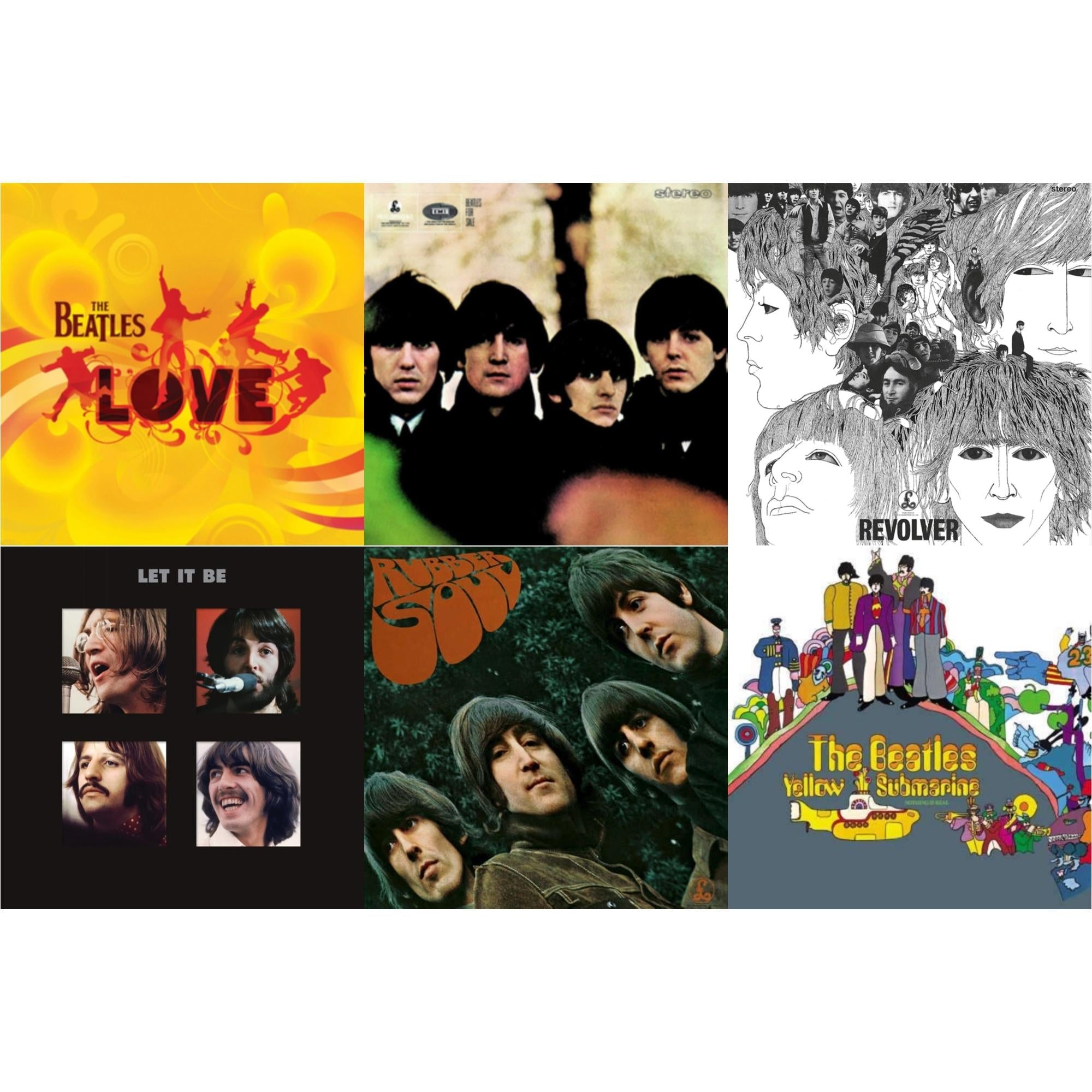 Beatles For Sale & Rubber Soul & Yellow Submarine & Revolver Special Edition & Let It Be Special Edition (Super Deluxe/Slipbox/Book/4LP/12Inch Ep Box Set) & Love