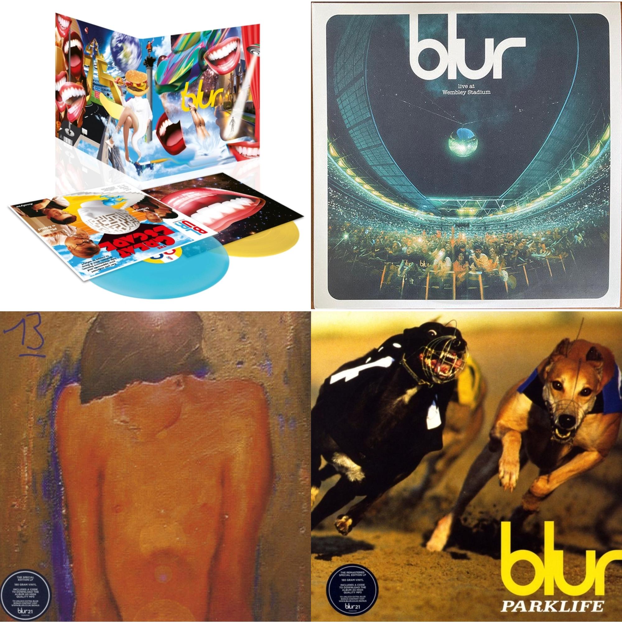 Great Escape (30Th Annv/2LP/Blue & Yellow Vinyl/140G) & Live At Wembley Stadium (3LP) & 13 (2LP) & Parklife (2LP)