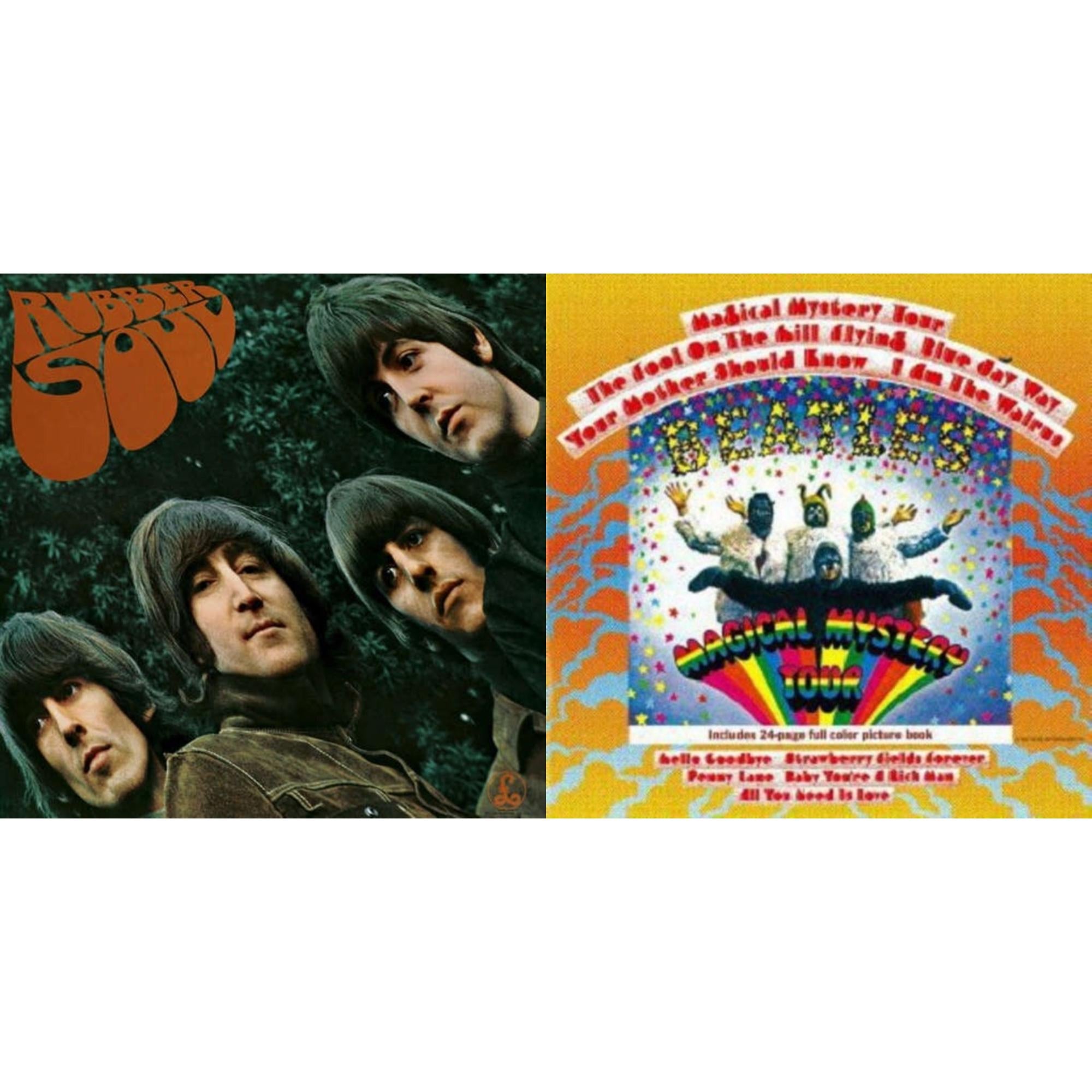 Beatles - Rubber Soul & Magical Mystery Tour - LP Vinyl Bundle