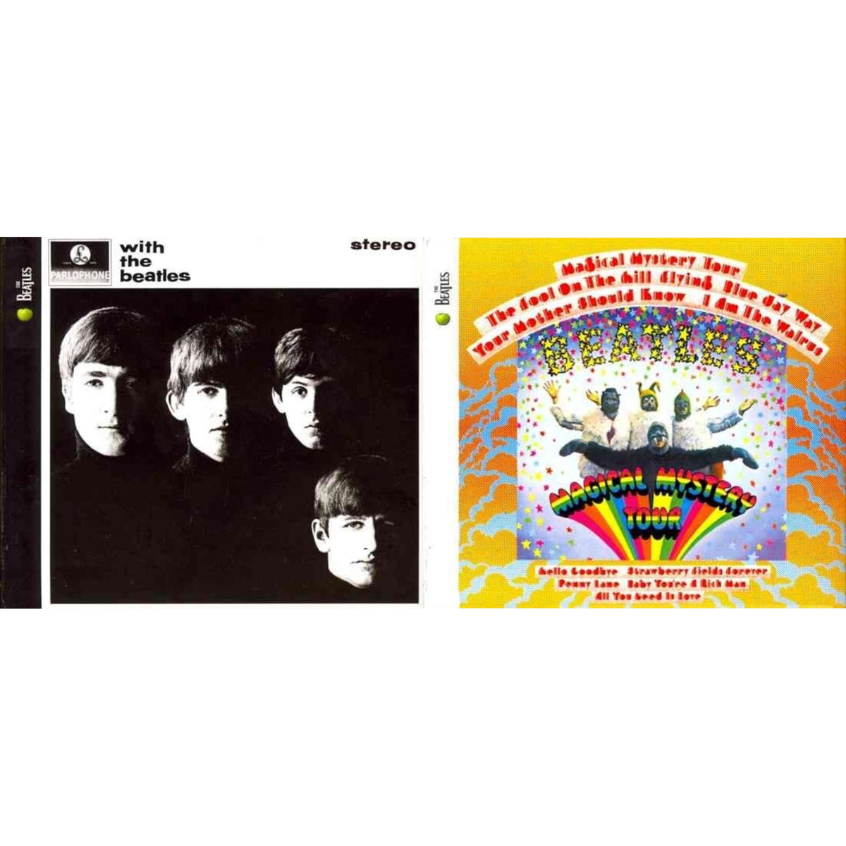 With Beatles & Magical Mystery Tour