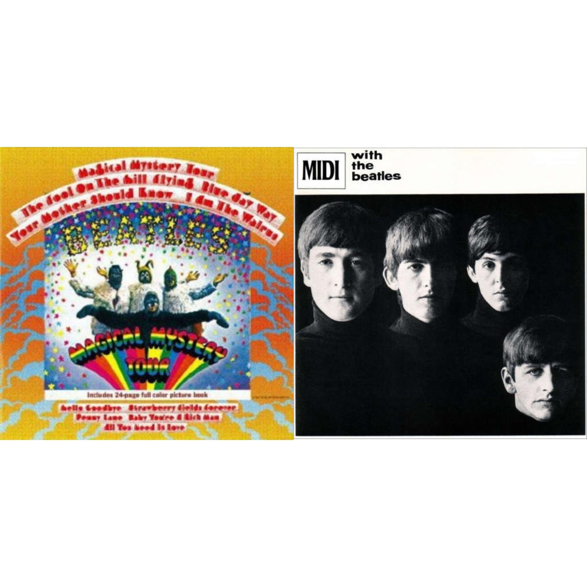 This is a 2 LP Vinyl SKU bundle.
1.This LP Vinyl is brand new.Format: LP VinylMusic Style: SoundtrackThis item's title is: Magical Mystery TourArtist: BeatlesLabel: UMEBarcode: 094638246510Release Date: 11/13/2012
2.This LP Vinyl is brand new.
