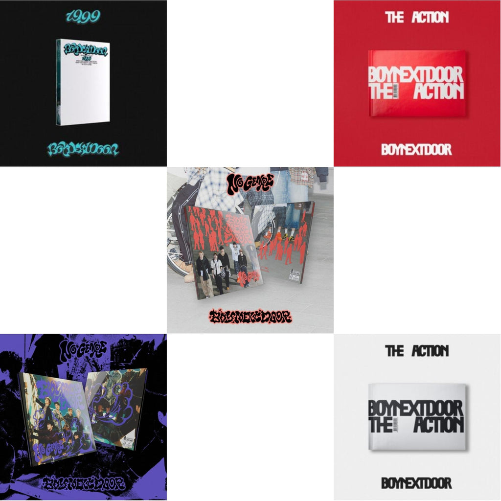 19.99 (Twenty Ver.) & No Genre (Boynextdoor 4Th Ep) (No Matter Ver.) & No Genre (Boynextdoor 4Th Ep) (No Route Ver.) & Action Boynextdoor 5Th Ep (Play Ver.) & Action Boynextdoor 5Th Ep (Loading Ver.)