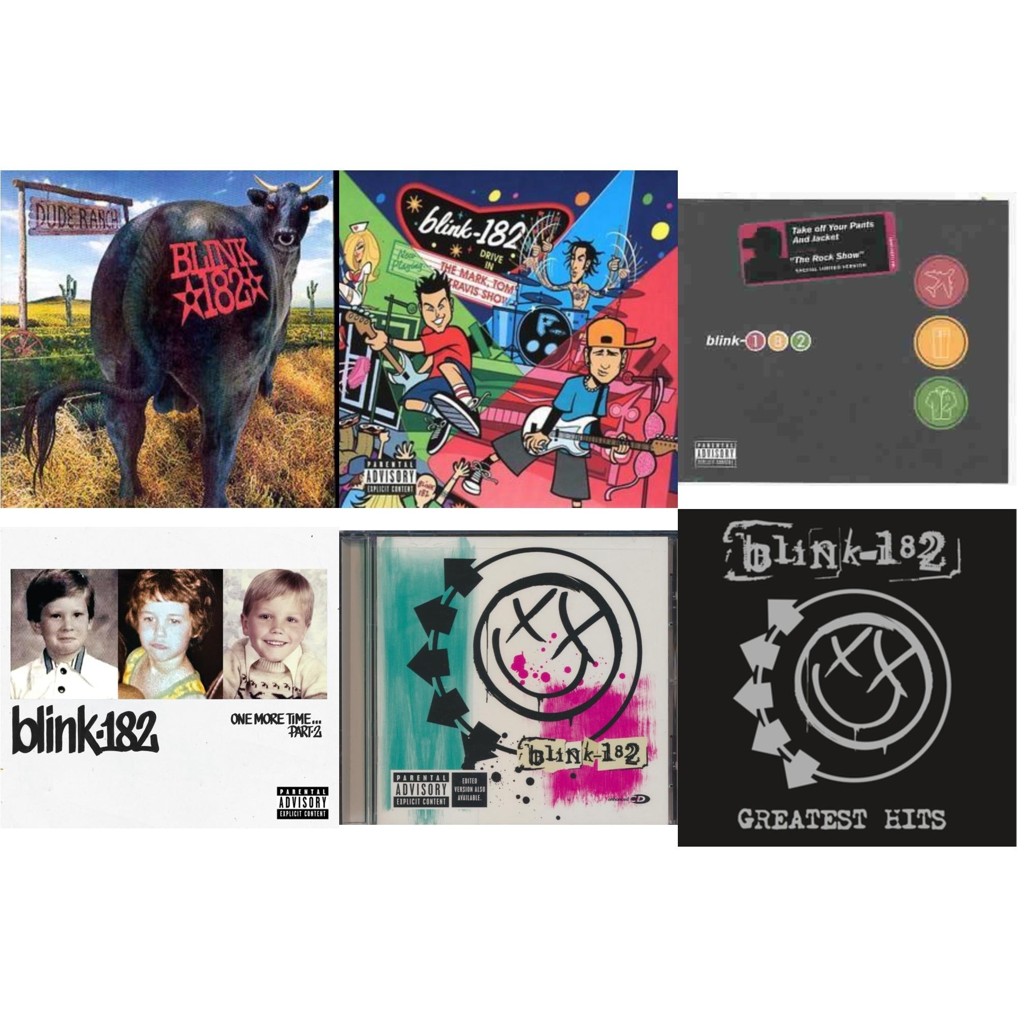 Dude Ranch & Mark Tom Travis Show The Enema Strikes Back & Take Off Your Pants & Jacket & One More Time… Part-2 (X) & Blink-182 & Greatest Hits