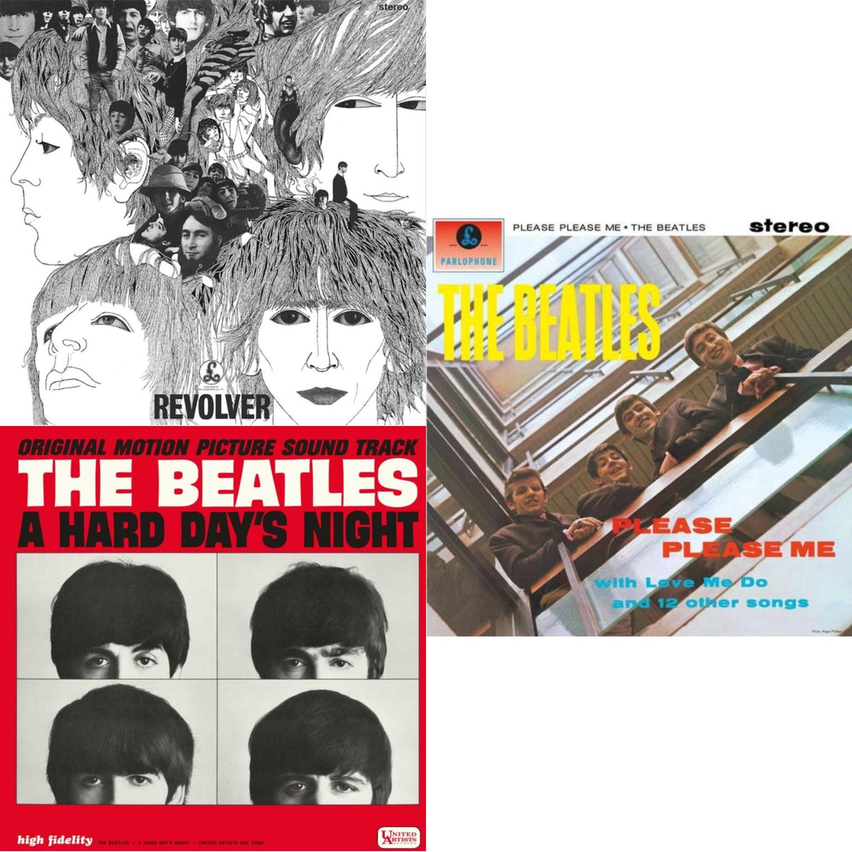 Please Please Me & Revolver Special Edition & Hard Day's Night (Ost)