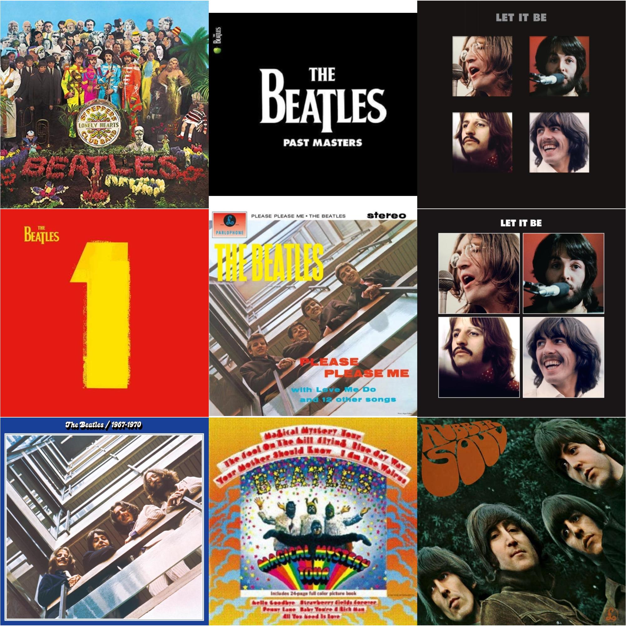 Beatles - Please Please Me & Rubber Soul & Magical Mystery Tour & Past Masters 1 & 2 & Beatles 1967-1970 (2023 Edition) (Half-Speed) (3LP) & Let It Be Special Edition & Let It Be Special Edition (Super Deluxe/Slipbox/Book/4LP/12Inch Ep Box Set) & 1