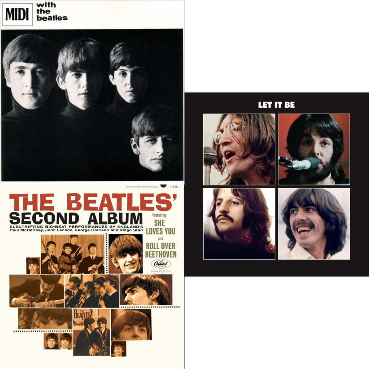 With The Beatles & Beatles Second Album & Let It Be Special Edition