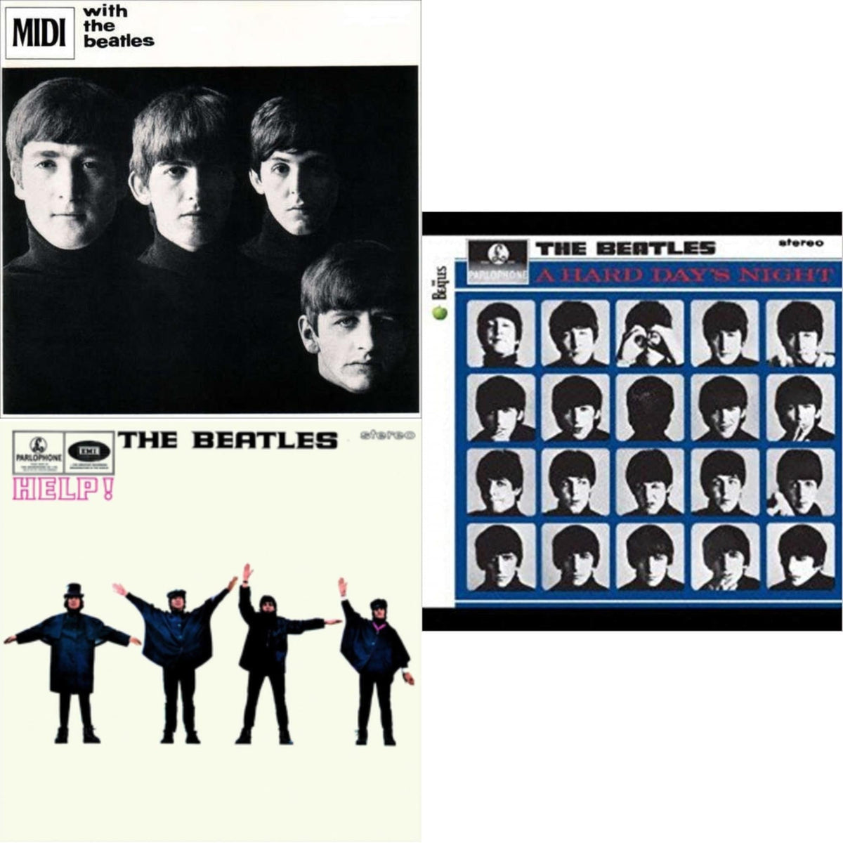 Hard Day's Night & Help & With The Beatles