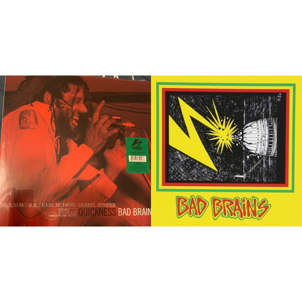 Quickness (Punk Note) & Bad Brains (Transparent Red LP Vinyl)