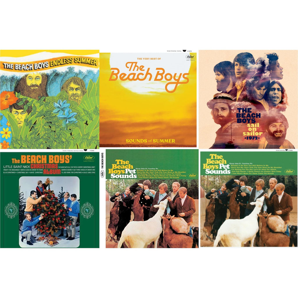 Endless Summer & Sounds Of Summer: The Very Best Of The Beach Boys (Remastered/2LP) & Sail On Sailor (2LP/7Inch) & Beach Boys' Christmas Album (Mono) & Pet Sounds (Mono) & Pet Sounds (Stereo)