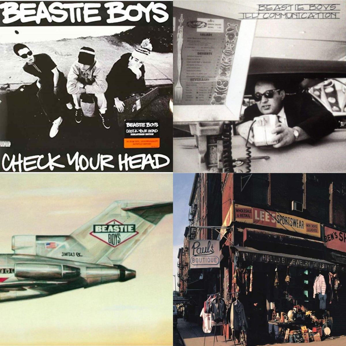 Check Your Head & Ill Communication & Licensed To Ill (30Th Anniversary Edition) & Paul's Boutique (2LP)