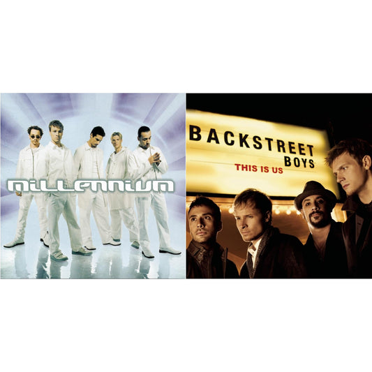 This is a 2 CD SKU bundle.
1.This CD is brand new.Format: CDThis item's title is: MillenniumArtist: Backstreet BoysLabel: SONY SPECIAL MARKETINGBarcode: 886979103924Release Date: 4/12/2011
2.This CD is brand new.