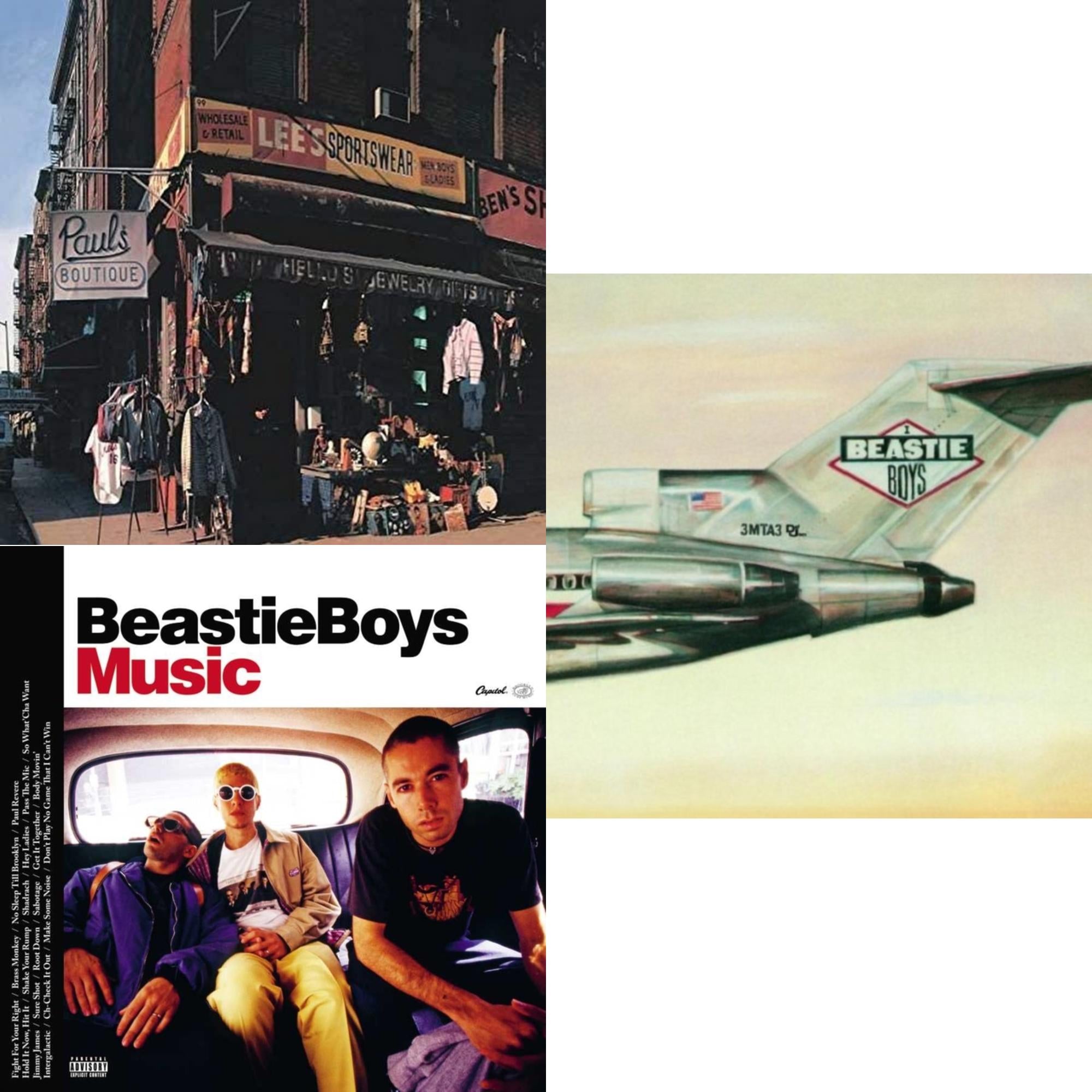 Paul's Boutique (20Th Anniversary) & Beastie Boys Music (2LP) & Licensed To Ill (30Th Anniversary Edition)
