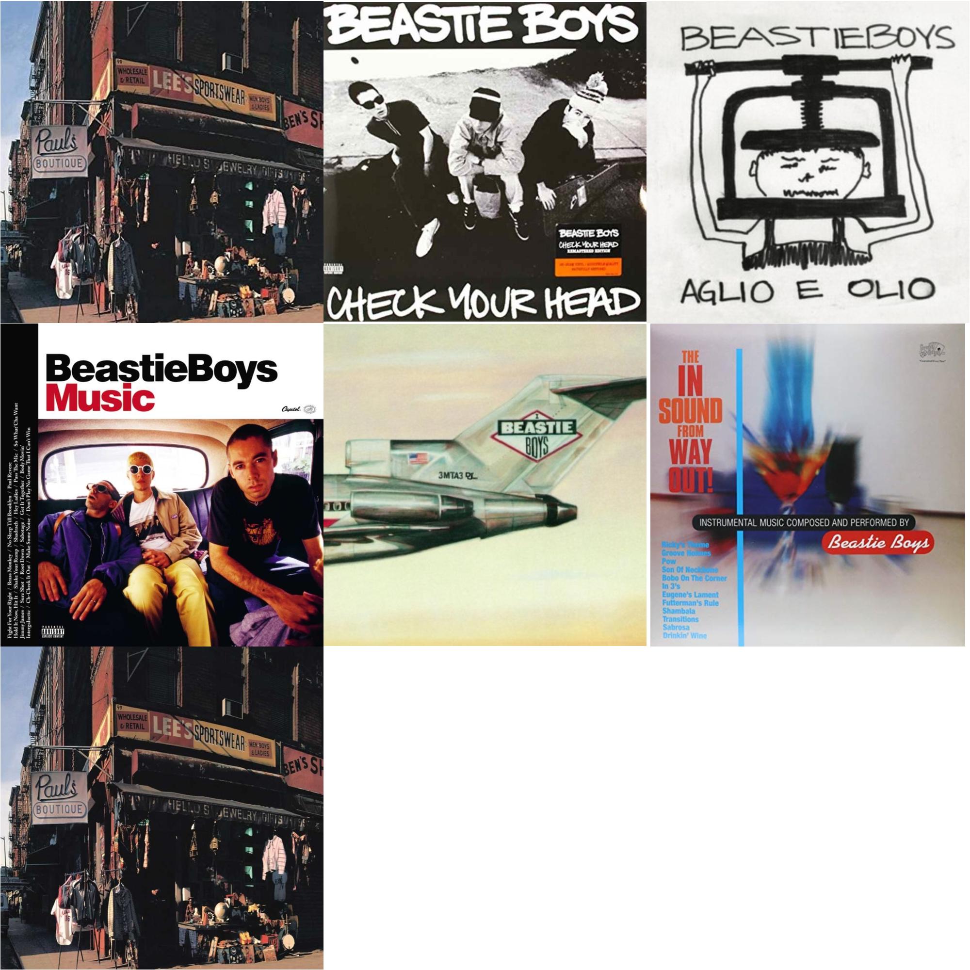 Paul's Boutique (20Th Anniversary) & Check Your Head & Aglio E Olio & Beastie Boys Music (2LP) & Licensed To Ill (30Th Anniversary Edition) & In Sound From Way Out (180G) & Paul's Boutique (2LP)