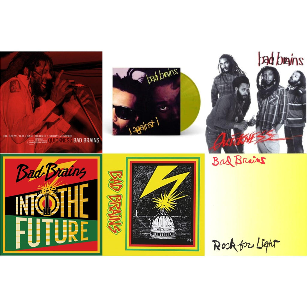 This is a 6 LP Vinyl SKU bundle.
1.This LP Vinyl is brand new.Format: LP VinylMusic Style: PunkThis item's title is: Into The Future (Green, Yellow, Red Splatter LP Vinyl)Artist: Bad BrainsLabel: MEGAFORCEBarcode: 020286234289Release Date: 6/4/2021
2.This LP Vinyl is brand new.