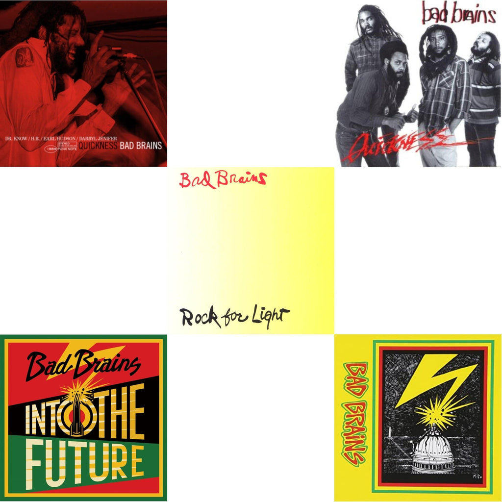 This is a 5 LP Vinyl SKU bundle.
1.This LP Vinyl is brand new.Format: LP VinylMusic Style: PunkThis item's title is: Into The Future (Green, Yellow, Red Splatter LP Vinyl)Artist: Bad BrainsLabel: MEGAFORCEBarcode: 020286234289Release Date: 6/4/2021
2.This LP Vinyl is brand new.