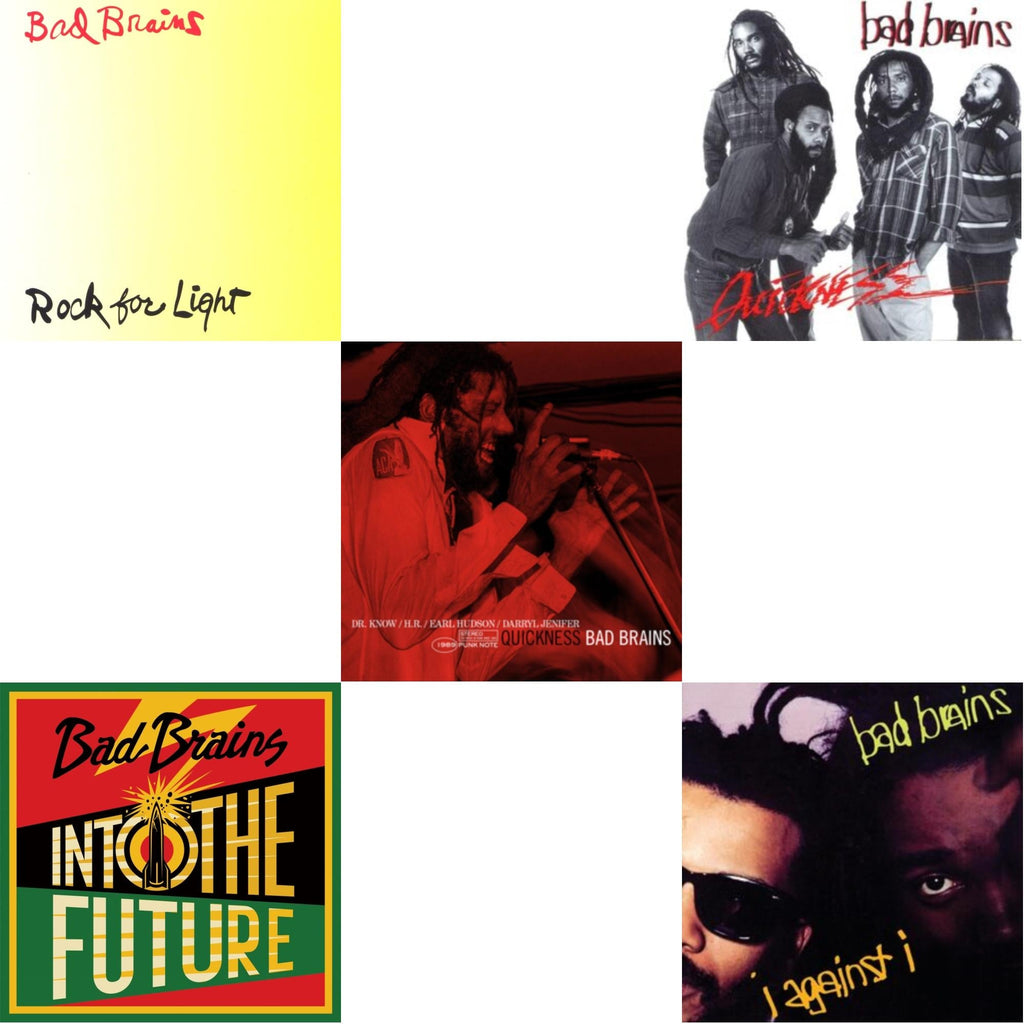 This is a 5 LP Vinyl SKU bundle.
1.This LP Vinyl is brand new.Format: LP VinylMusic Style: PunkThis item's title is: Into The Future (Green, Yellow, Red Splatter LP Vinyl)Artist: Bad BrainsLabel: MEGAFORCEBarcode: 020286234289Release Date: 6/4/2021
2.This LP Vinyl is brand new.