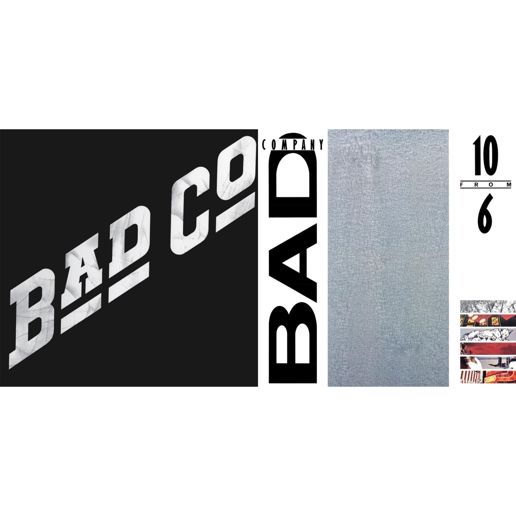 Bad Company - 10 From 6 (Translucent Milky Clear LP Vinyl) (Rocktober) & Bad Company (Crystal Clear Diamond LP Vinyl) (Rocktober) (Atl75)