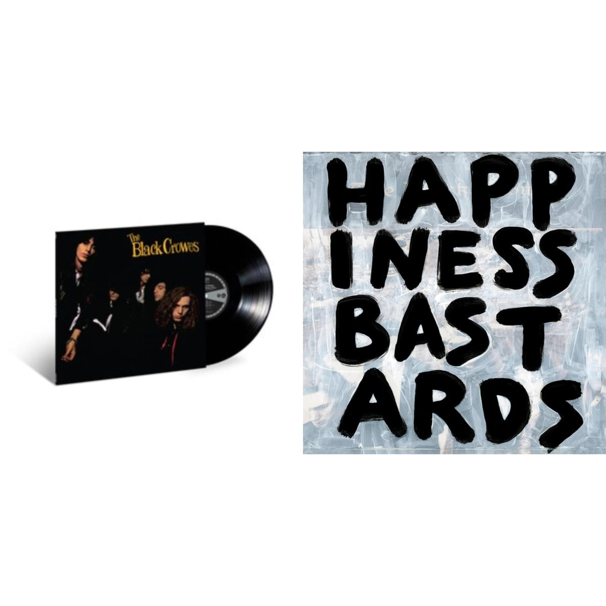 Black Crowes - Happiness Bastards (180G) & Shake Your Money Maker (2020 Remaster) - LP Vinyl Bundle