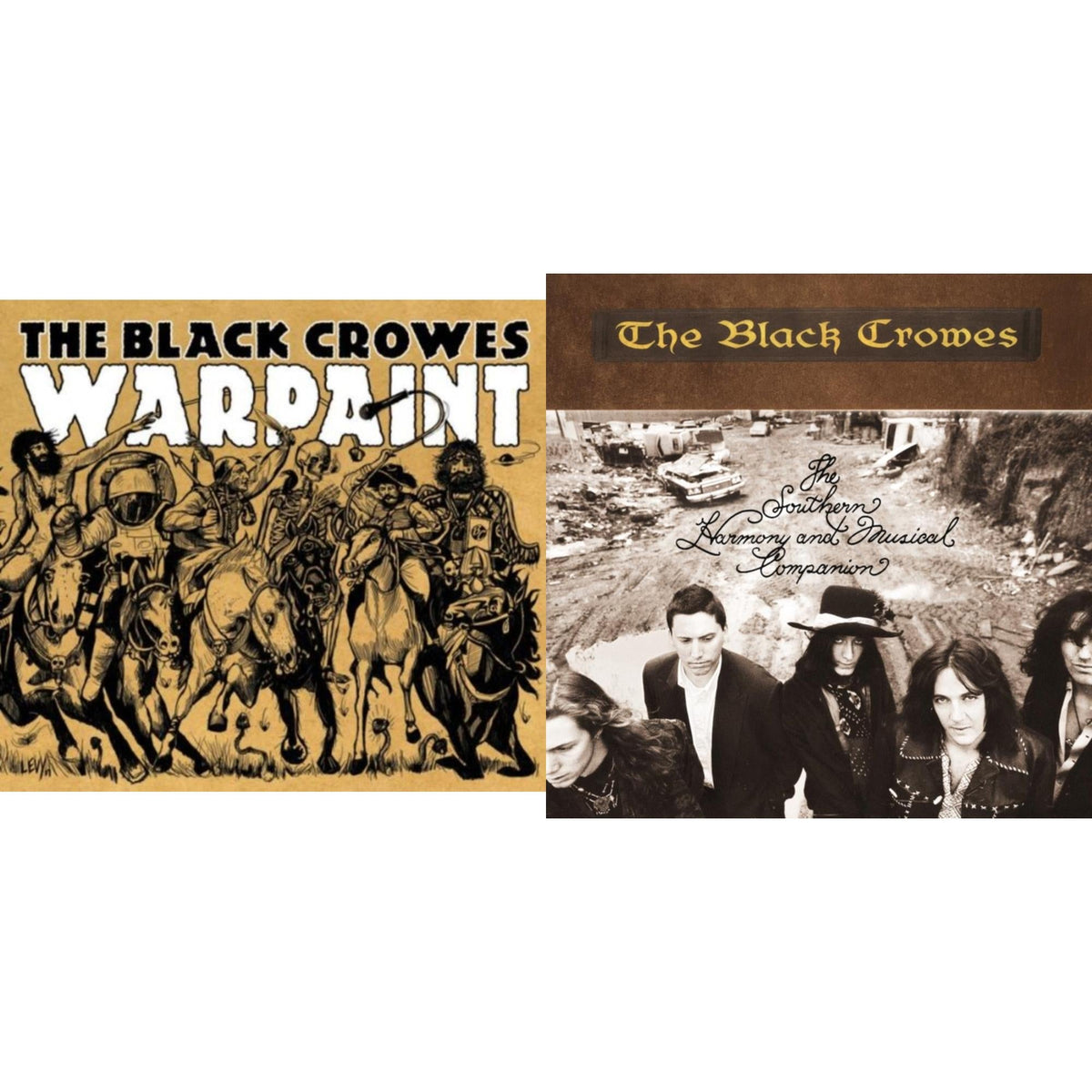 Black Crowes - Warpaint & Southern Harmony & Musical Companion - LP Vinyl Bundle