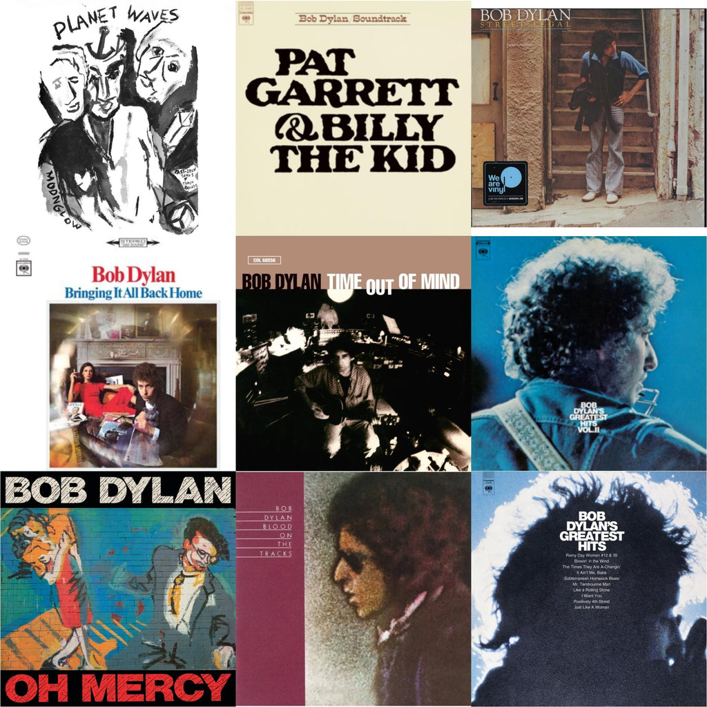 Planet Waves (150G LP Vinyl/Dl) & Pat Garrett & Billy The Kid (150G LP Vinyl/Dl) & Street-Legal (150G LP Vinyl/Dl) & Bringing It All Back Home & Time Out Of Mind (2LP) & Greatest Hits Vol. Ii (2LP) & Oh Mercy & Blood On The Tracks