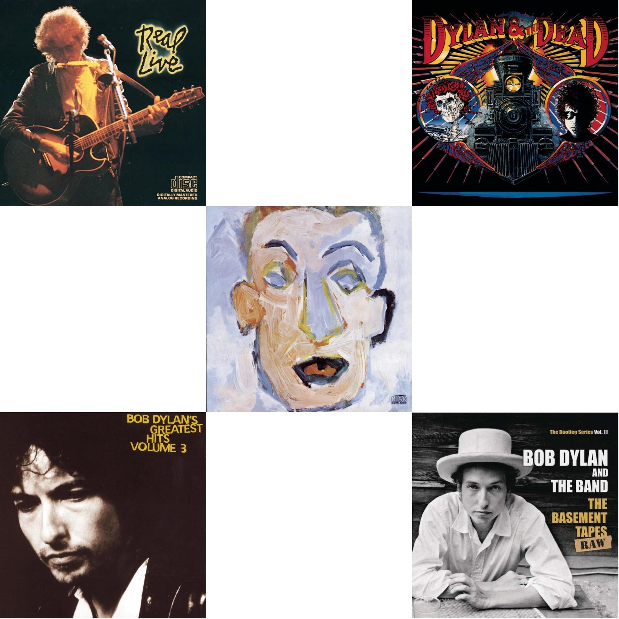 Real Live & Greatest Hits Vol.3 & Self Portrait & Dylan & The Dead & Basement Tapes Raw: The Bootleg Series Vol.11