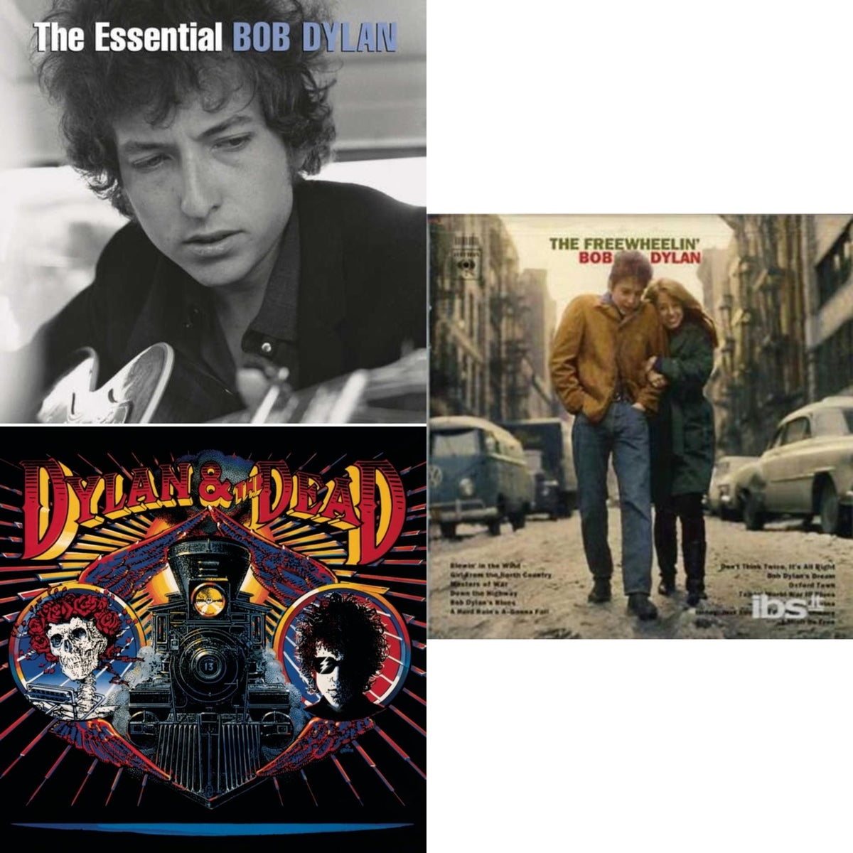 Freewheelin Bob Dylan & Dylan & The Dead & Essential Bob Dylan