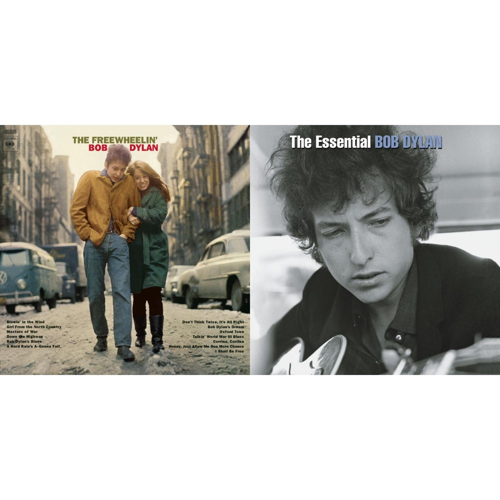 Bob Dylan - Essential Bob Dylan & Freewheelin Bob Dylan (140G/Dl Code) - LP Vinyl Bundle