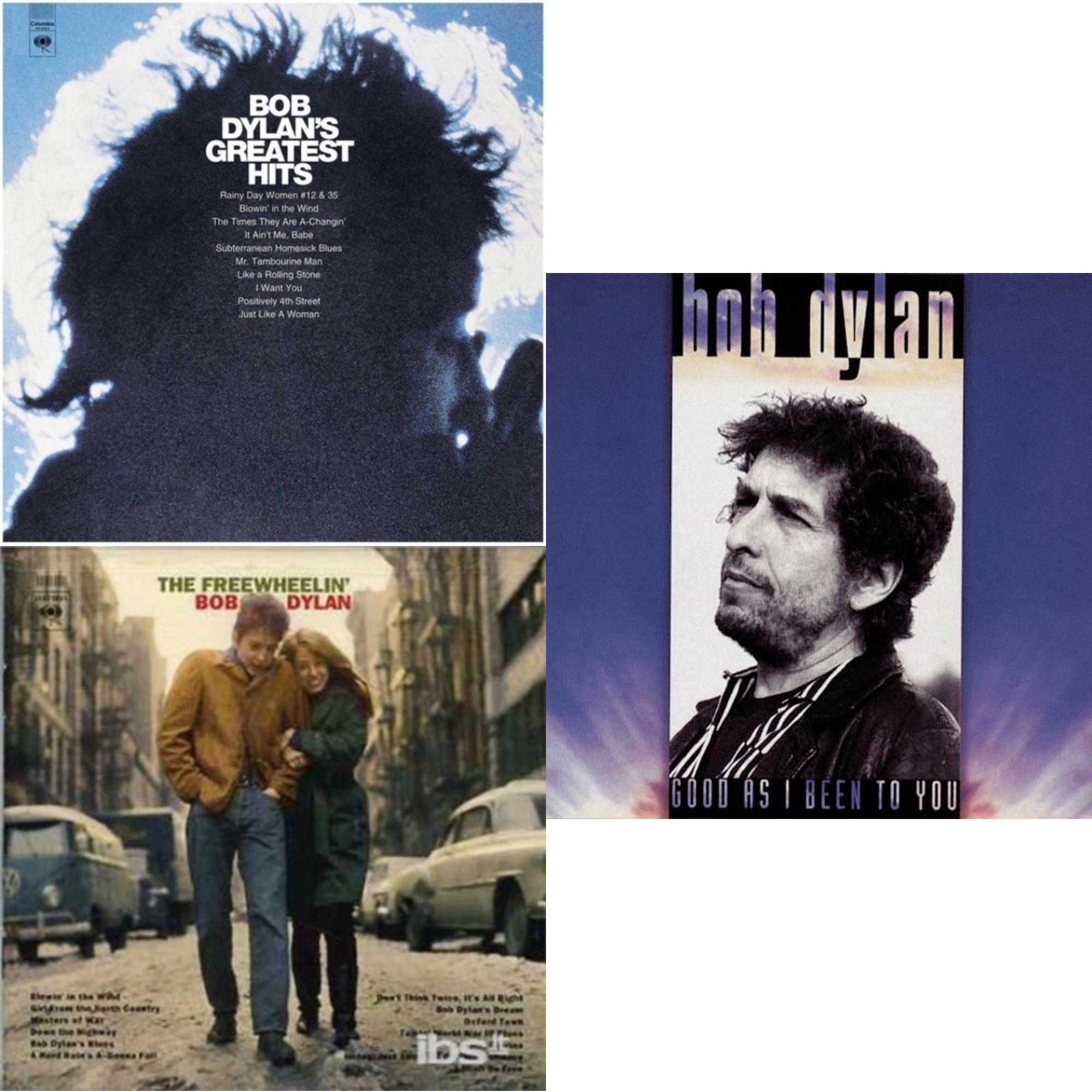 Greatest Hits Vol.1 & Freewheelin Bob Dylan & Good As I Been To You