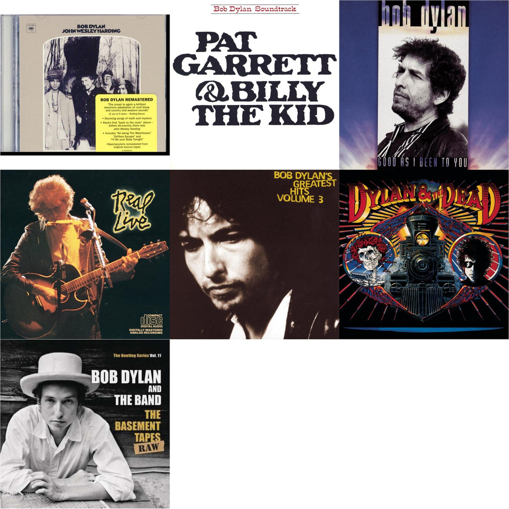 John Wesley Harding & Pat Garrett & Billy The Kid & Good As I Been To You & Real Live & Greatest Hits Vol.3 & Dylan & The Dead & Basement Tapes Raw: The Bootleg Series Vol.11