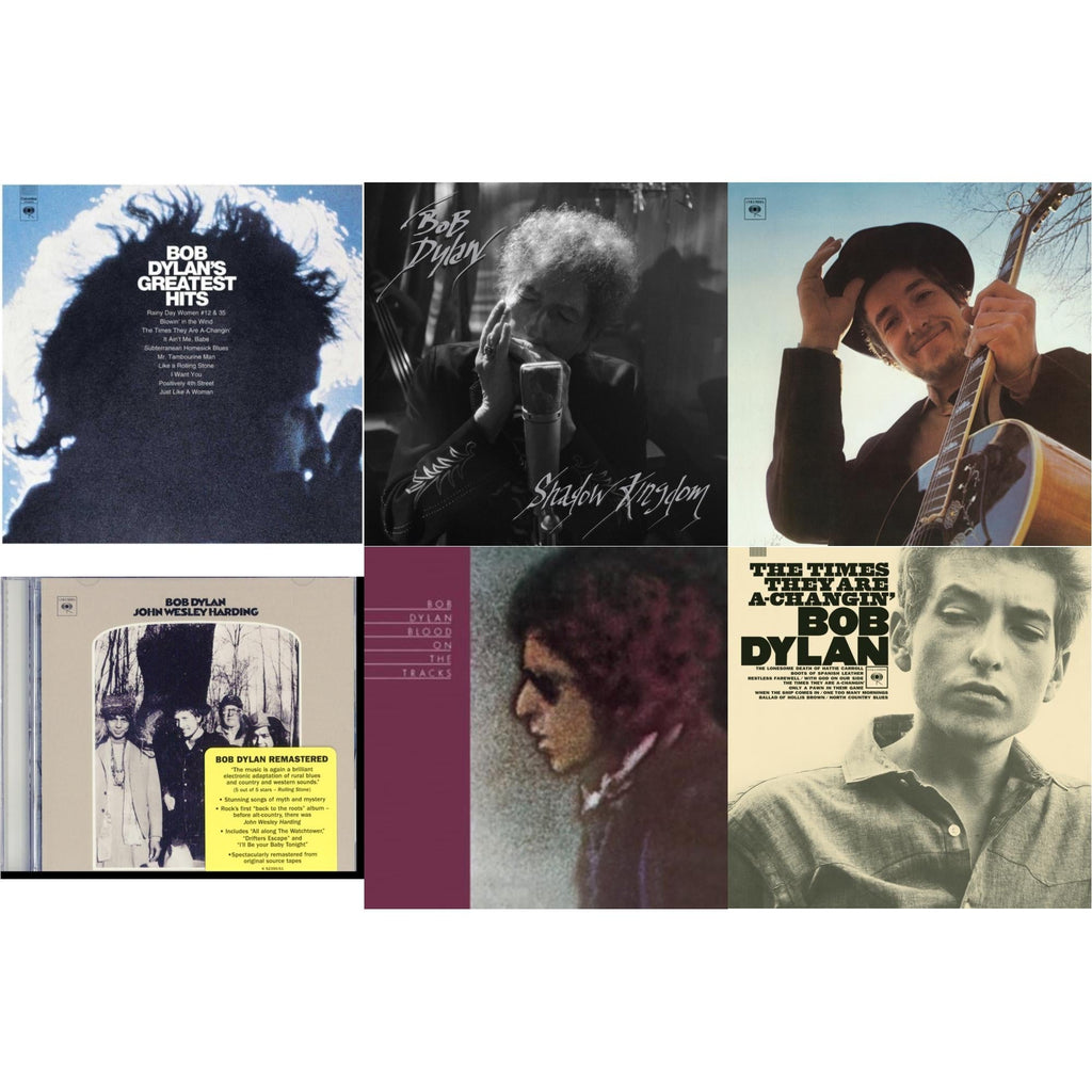 Greatest Hits Vol.1 & Shadow Kingdom & Nashville Skyline & John Wesley Harding & Blood On The Tracks & Times They Are A-Changin