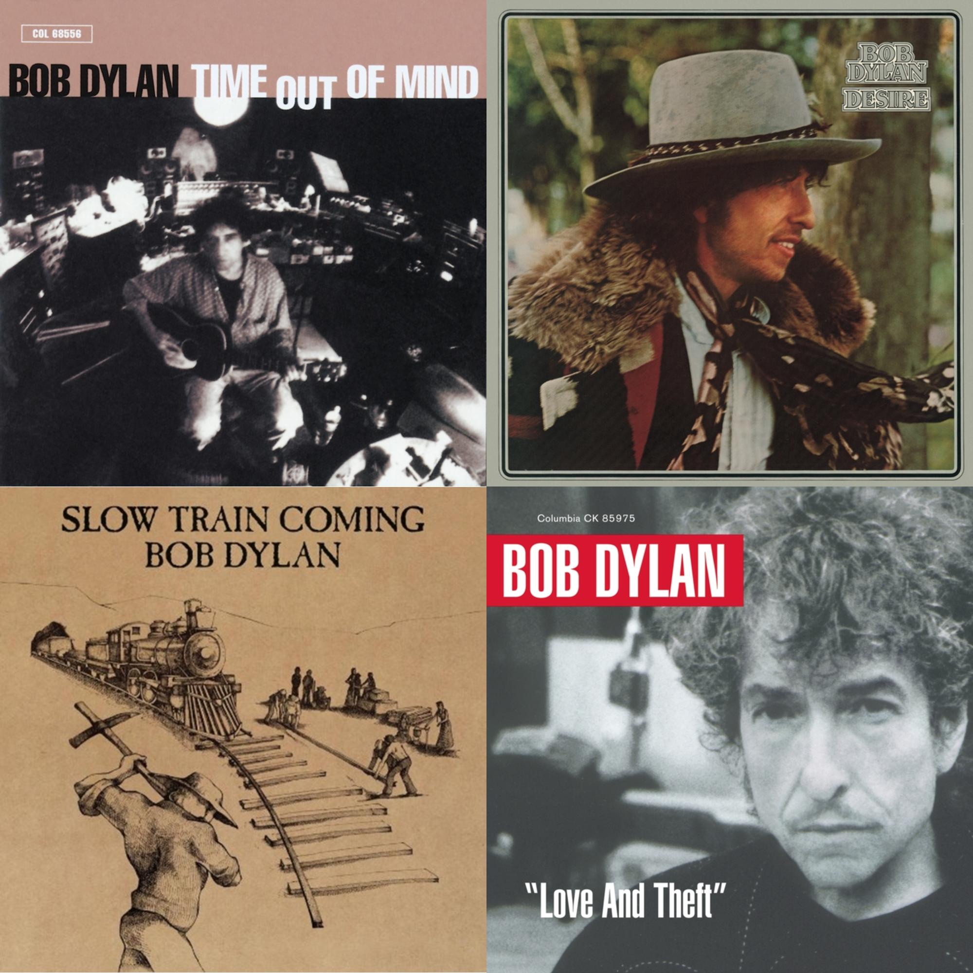 Time Out Of Mind & Desire & Slow Train Coming & Love & Theft