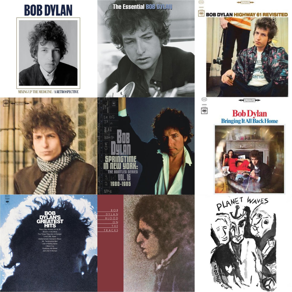 Planet Waves (150G LP Vinyl/Dl) & Blood On The Tracks (150G/Dl Insert) & Springtime In New York: The Bootleg Series Vol. 16 (1980-1985) (2LP) & Bringing It All Back Home & Highway 61 Revisited & Blonde On Blonde & Mixing Up The Medicine