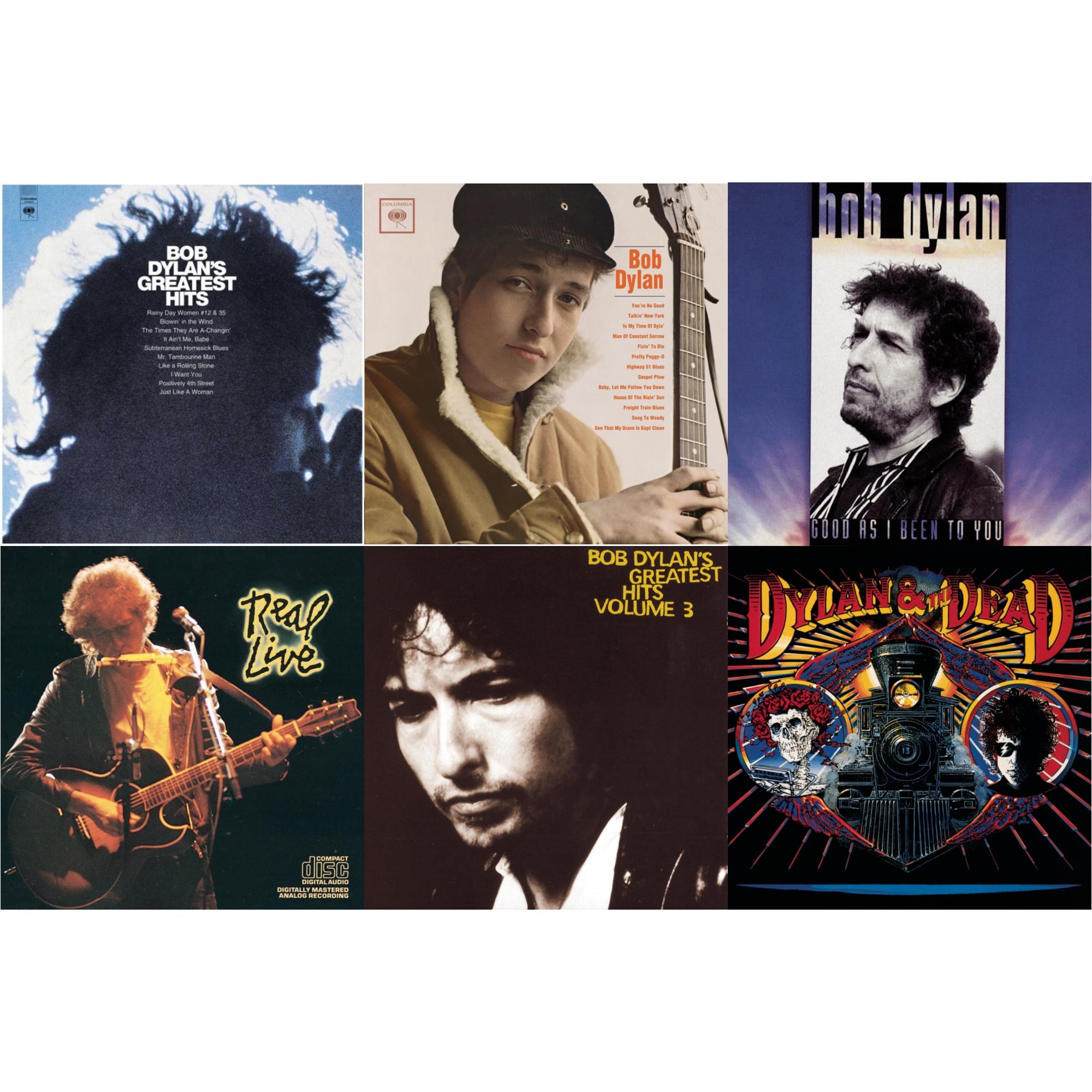 Greatest Hits Vol.1 & Bob Dylan & Good As I Been To You & Real Live & Greatest Hits Vol.3 & Dylan & The Dead