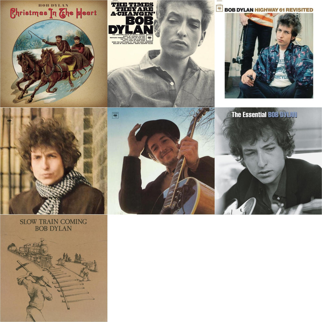 Christmas In The Heart & Times They Are A-Changin (Mono) & Highway 61 Revisited & Blonde On Blonde & Nashville Skyline & Essential Bob Dylan & Slow Train Coming (150G/Dl Card)