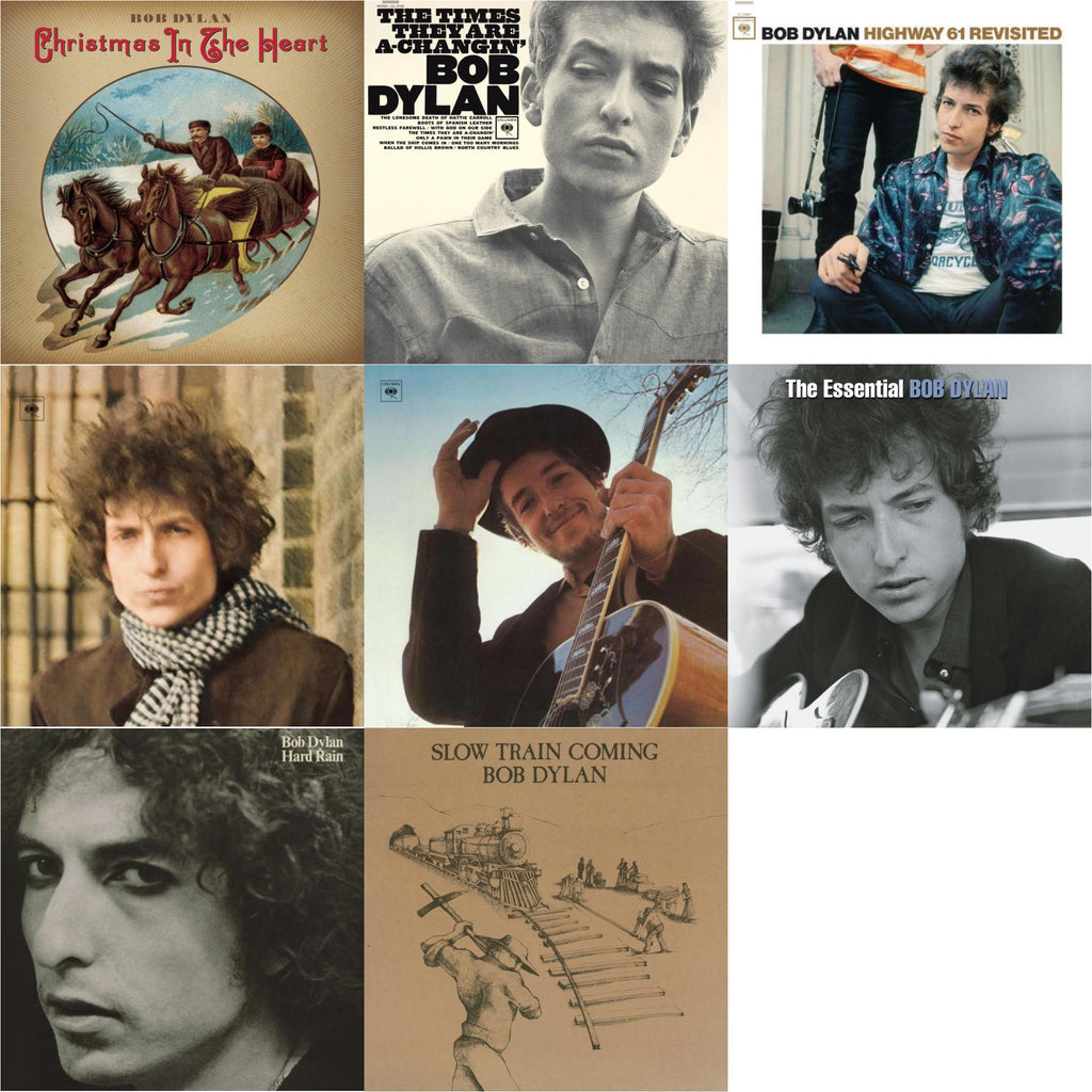 Christmas In The Heart & Times They Are A-Changin (Mono) & Highway 61 Revisited & Blonde On Blonde & Nashville Skyline & Essential Bob Dylan & Hard Rain (150G/Dl Card) & Slow Train Coming (150G/Dl Card)