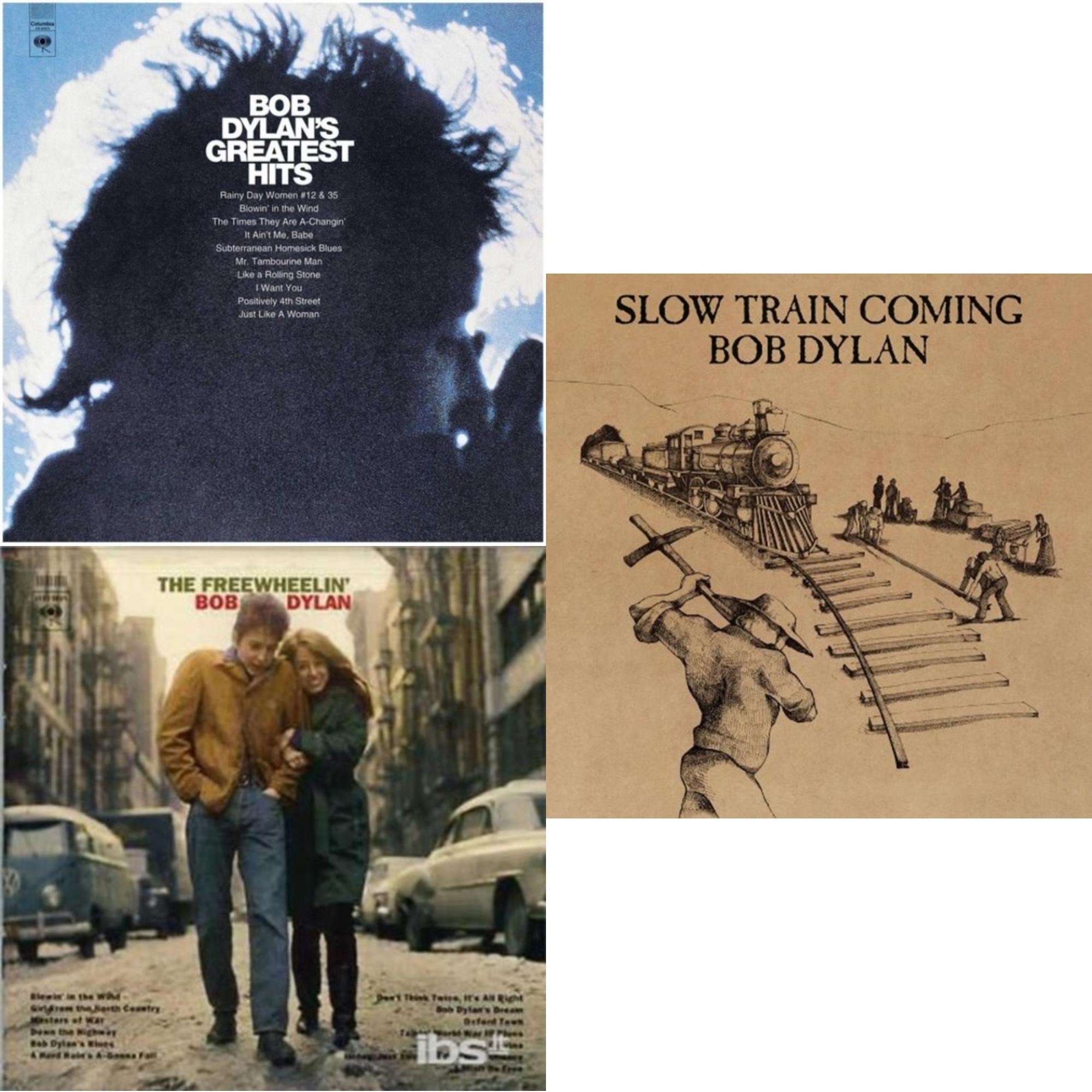 Greatest Hits Vol.1 & Freewheelin Bob Dylan & Slow Train Coming