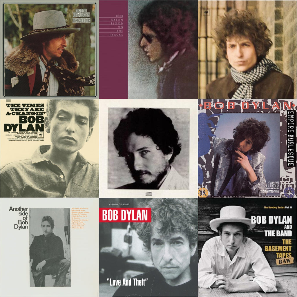 Desire & Blood On The Tracks & Blonde On Blonde & Times They Are A-Changin & New Morning & Empire Burlesque & Another Side Of Bob Dylan & Love & Theft & Basement Tapes Raw: The Bootleg Series Vol.11