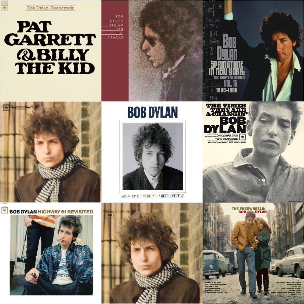 Pat Garrett & Billy The Kid (150G LP Vinyl/Dl) & Blood On The Tracks (150G/Dl Insert) & Springtime In New York: The Bootleg Series Vol. 16 (1980-1985) (2LP) & Blonde On Blonde & Mixing Up The Medicine & Times They Are A-Changin (Mono)