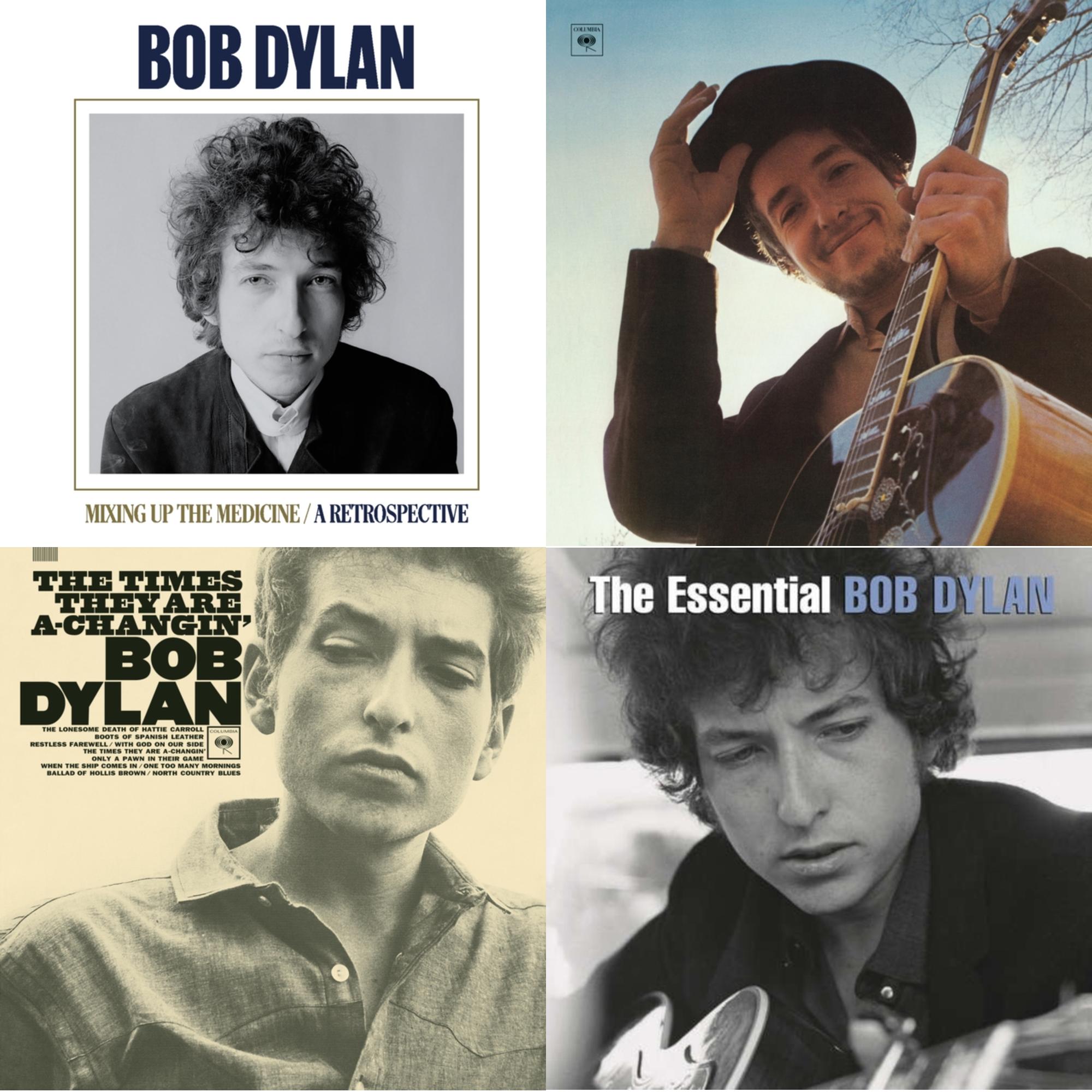 Mixing Up The Medicine & Nashville Skyline & Times They Are A-Changin & Essential Bob Dylan